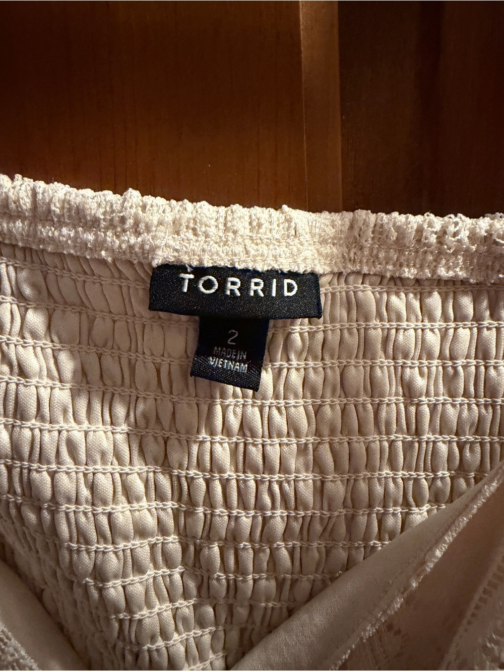 Ivory Crochet Tank Top - Picture 2 of 2